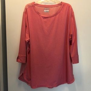 Columbia Omni-wick long sleeve two-toned shirt